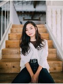 軽ロング×ゆるカール20代/30代/40代/ハレマチ通り
