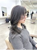 透明感カラーアッシュ×レイヤーカット