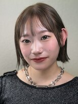 ヘアリゾート ディアリウム(Hair Resort DEARIUM) 切りっぱなしボブ+髪質改善メテオカラー