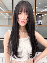 ソア 渋谷(soar)&nbsp;韓国風レイヤーエアリーワンカールナチュラルストレート後れ毛