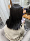 脱白髪染め艶感グレージュ