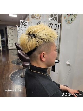 榮(Salon de 榮) メンズ刈り上げスタイル