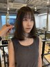 【yuri指名限定】ブリーチなしダブルカラー+髪質改善トリートメント