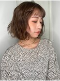 ボブパーマ大人ガーリーフレンチカジュアルp1川口20代30代40代