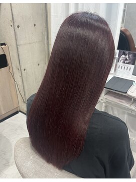 フィー 小倉店(fee) 髪質改善トリートメント/カラー/ツヤ感/ピンク/セミロング