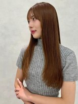 アッシュ 中野店(Ash)&nbsp;イメチェン/似合わせカット/フルバング／レッドブラウン/中野