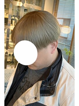 オーガニック リブ 川越(organic+live) 20代30代40台◎冬の外国人風ブリーチ×センターパート