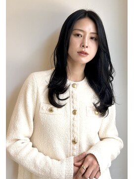 ジプソ(Gypso) セミロングレイヤーカット×ラベンダーグレージュ