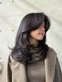 ライズ ネックス ザ サロン 渋谷(LIZE nex the salon)&nbsp;外国人のような重めで動きのあるレイヤーカット◎