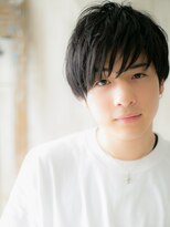 モッズヘアー メン 戸田公園店(mod's hair men)&nbsp;束感ダークアッシュ清潔感フルバングスマートマッシュh戸田公園