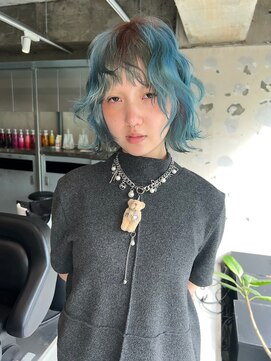 キルトプラスリム(Qilt+LIM) ブラウン＋ブルー