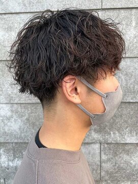 ニアウ 太田店(Niau) MEN’S HAIR/波巻きツイストスパイラル/リバースセンターパート