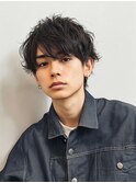 MEN’S/ニュアンスパーマ/ニュアンスウルフ/茗荷谷