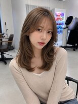 ゲーム 梅田(GAME)&nbsp;レイヤーカット/ベージュ/ミルクティーベージュ