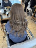 ハイトーン　ミルクティーベージュ　ケアブリーチ　ロング横浜★