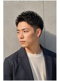爽やか＆好印象アップバングショートベリーショートビジネスマン
