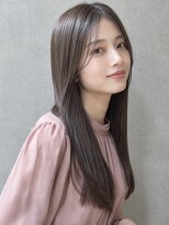 トリニティ(trinity)&nbsp;ブリーチなしダブルカラー髪質改善オリーブグレージュ【豊見城】