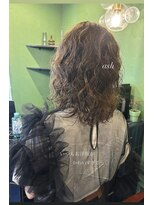 ハチ(.hachi)&nbsp;ash SPIRAL perm