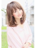 2030代40代50代ウエーブミディアム似合わせカットメルティカラー