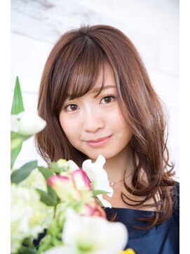 ミクラス 自由が丘(MICRAS) ハニーヘアセミディ/ルーズカール-3/マロンベージュ【自由が丘】