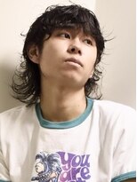 メリケンバーバーショップ コウベ(MERICAN BARBERSHOP KOBE)&nbsp;サイドグラデーション七三オールバックツイストパーマ