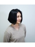 ミニボブ　切りっぱなし