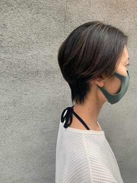 スイート ヘアデザイン(Suite HAIR DESIGN) 小顔みせ★暗髪×大人かわいい前下がりナチュラル