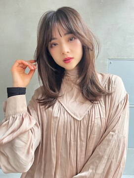 リアン(Lien) Lien☆前髪シースルーバング×くびれレイヤーミディ　立川