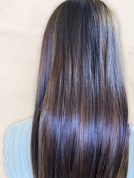 アルファ インタラクティブ エム フラワー(ALUFA interactive.M Flower) 20代30代40代ナチュラル髪質改善カラー艶感ストレート