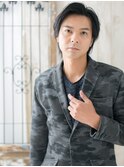 ダークアッシュの爽やかワンレンセミウエットO