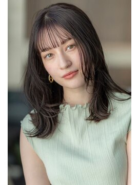 オースティン 登戸向ケ丘遊園(AUSTIN) 大人かわいい前髪セシルカットココアブラウンフリンジウェーブ