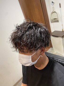 ヘアーシェルターフォーメン(Hair Shelter for men) 波巻きパーマ