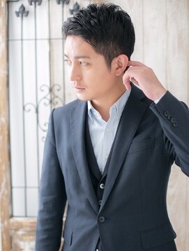 トニーアンドガイメン ホテル京阪仙台店(TONI&GUY MEN) ビジネス爽やかアップバングツーブロックベリーショートd仙台!