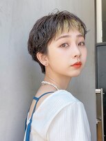 アイティーバイアルバム 八王子店(IT by ALBUM) オン眉パーマスタイル_チェリーブラウンフェミニンロング_9242