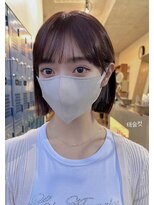 ナループロア ルームー(Nalu pu loa ROOMOO)&nbsp;ゆるまきタッセルカット/タッセルカット/タンバルモリ/韓国ボブ