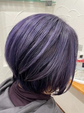 ヘアサロン リーフ(Hair Salon Leaf) バイオレットカラー