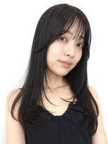 ノイ(noi)&nbsp;顔周りレイヤーカットくびれヘアミルクティーベージュカラー