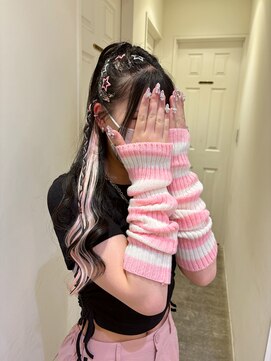 コル(CoL) ポイントでエクステも！キラキラヘアメイク！