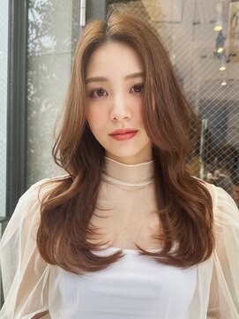 グランド(GRAND) ロングヘア30代40代ストレートレイヤー前髪なし表参道【古岡】