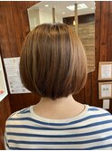 まとまる艶髪/40代50代/ショート/髪質改善