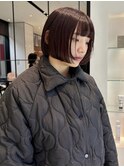 《オオキタ》ブリーチなしredとミニボブ