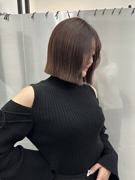 ロムーク 表参道(LOMKH) 大人ボブ×ピンクブラウン