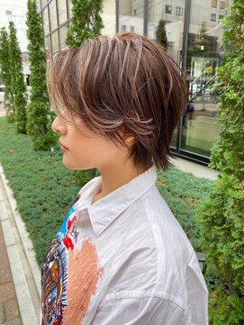 ホワイト 札幌大通店(WHITE) ショートスタイル＊ハイライトカラー