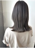 切りっぱなしと顔まわりのレイヤー【藺草】