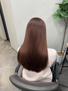 エレクシィ(ELEXY) 髪質改善ストレート　セミロングモカブラウン