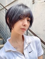 セイドット フクオカ(Say.FUKUOKA) 【Say.福岡】ショートボブ×ラベンダーグレージュ×ケアブリーチ