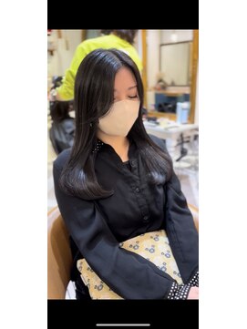 ロンドアベニール 北千住(Lond avenir) ミニウルフレイヤーカット顔周り前髪韓国ショートボブ/