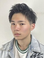 クッキー(COOKIE)&nbsp;アップバング×ツーブロックメンズショート　 20代/30代/40代