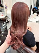 ミシェリー 新宿店(misherry)&nbsp;ミルクティーピンクベージュピンクブラウンふんわりこなれミディ