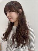 コテ巻き風パーマ パーマ ロングパーマ ニュアンスパーマHR-146